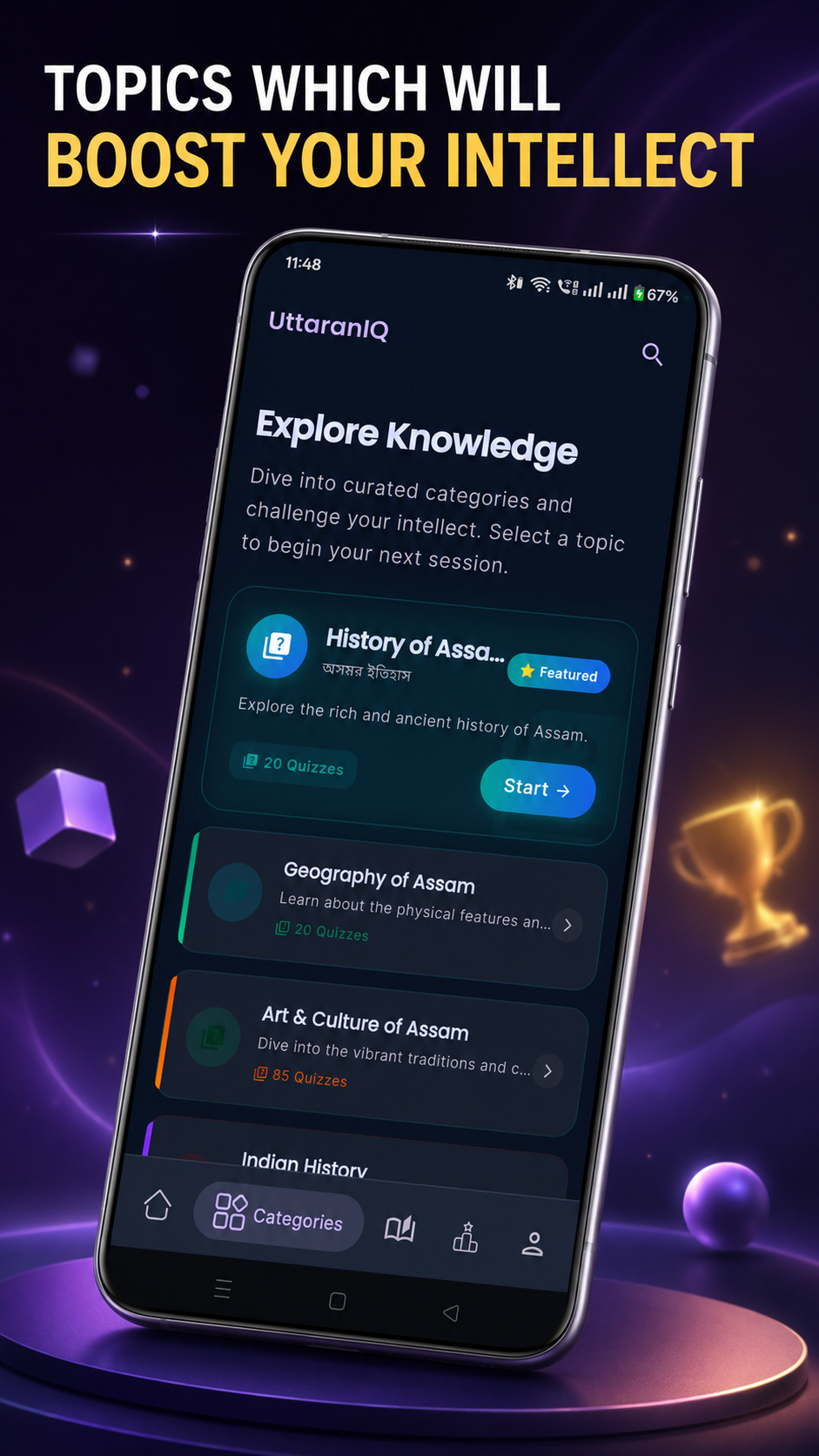 UttaranIQ - Learn. Compete. Grow. screenshot 2
